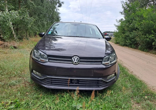 Volkswagen Polo cena 33700 przebieg: 124682, rok produkcji 2015 z Tuliszków małe 154